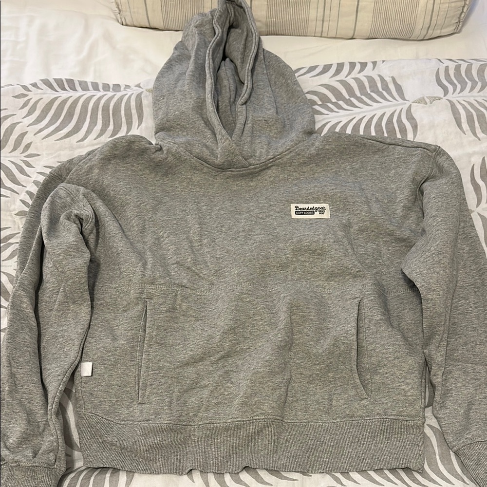 Gray Hoodie by Bearded Goat